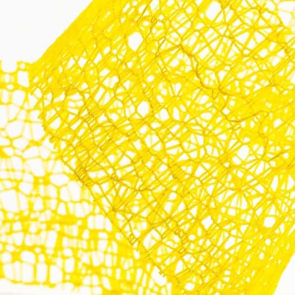 (image for) Yellow Deco Web Ribbon