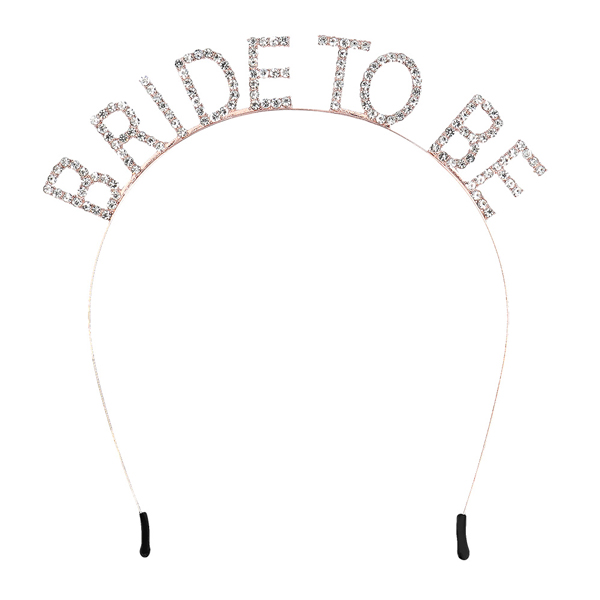 (image for) Rose Gold 'Bride To Be' Tiara
