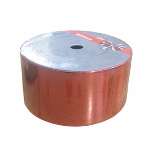 (image for) 2 Inch Metallic Red Poly Ribbon