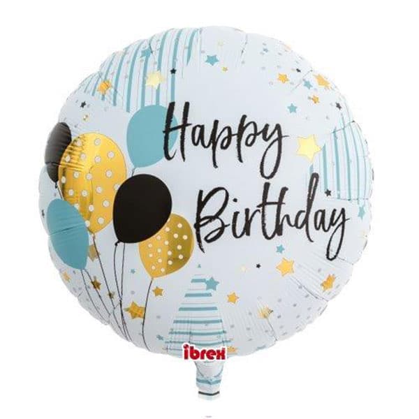 (image for) 14" Happy Birthday Balloons Foil Balloons
