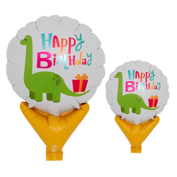 (image for) 5" Happy Birthday Plesiosaurus Balloon.