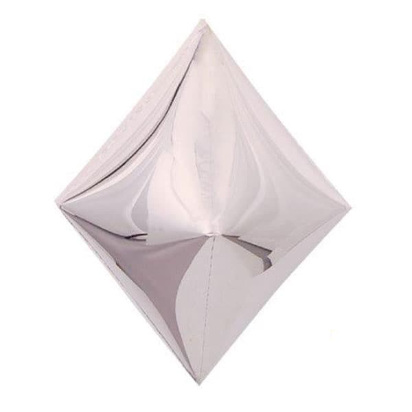 (image for) Silver Diamond Foil Balloons