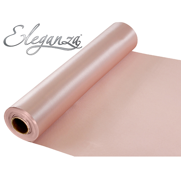 Eleganza Rose Gold Satin Fabric 29cm x 20m