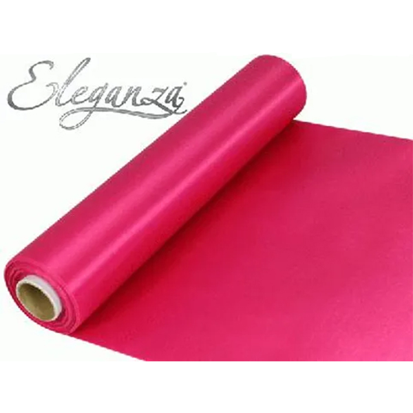 Eleganza Fuchsia Pink Satin Fabric 29cm x 20m
