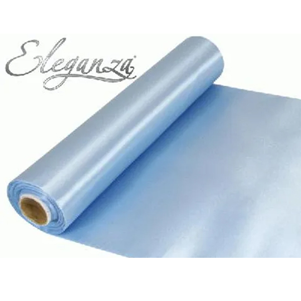 Eleganza Light Blue Satin Fabric 29cm x 20m