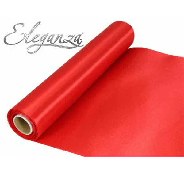 (image for) Eleganza Red Satin Fabric 29cm x 20m
