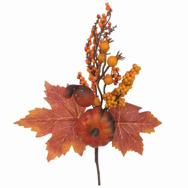 (image for) 32cm Pumpkin And Berry Autumn Mixed Spray