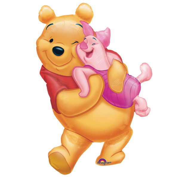 Big Pooh Hug Supershape Balloons