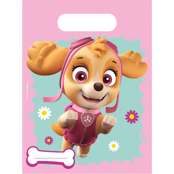 (image for) Paw Patrol Skye & Everest Party Bags 6pk