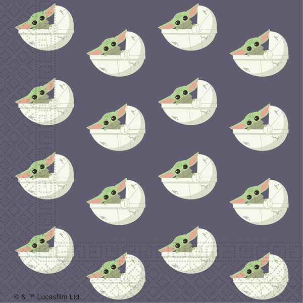 Star Wars Mandalorian Paper Napkins 20pk