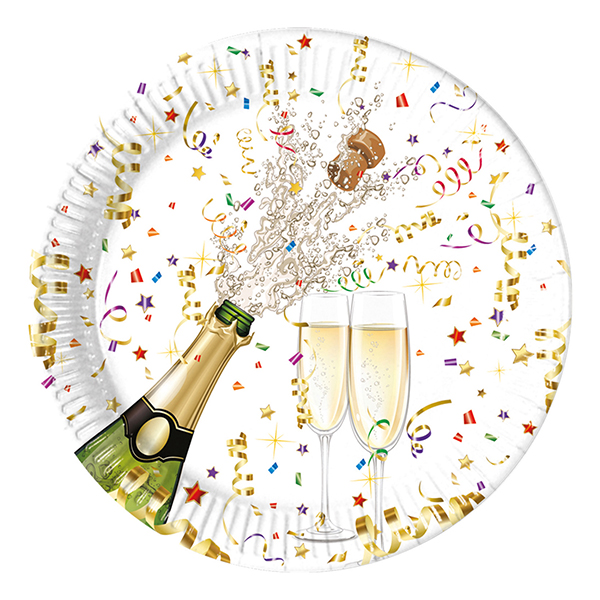 (image for) Sparkling Celebration Party Paper Plates 8pk