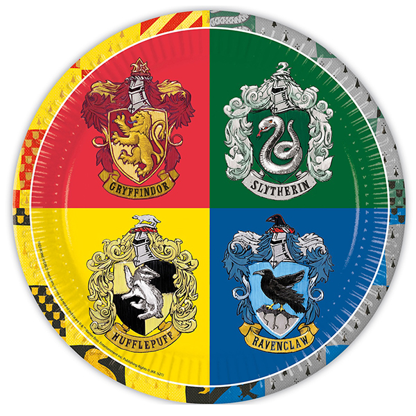 (image for) Harry Potter Hogwarts House Party Paper Plates 8pk