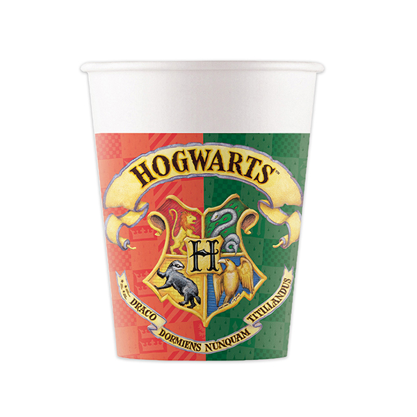(image for) Harry Potter Hogwarts House Party Paper Cups 8pk
