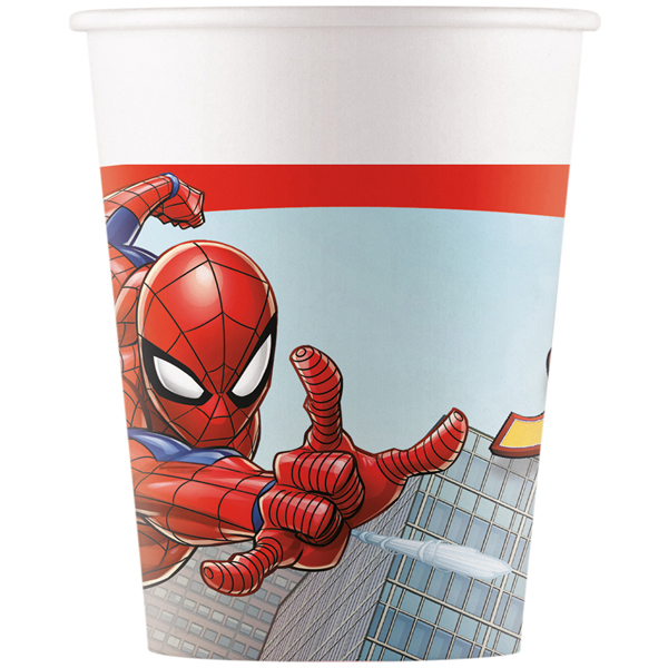 (image for) Spiderman Crime Fighter Paper Cups 8pk