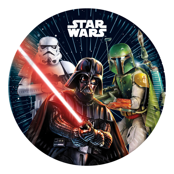 (image for) Star Wars Galaxy Party Paper Plates 8pk