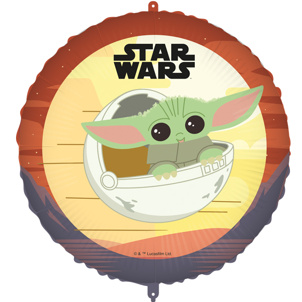 18" Star Wars Mandalorian Child Foil Balloons