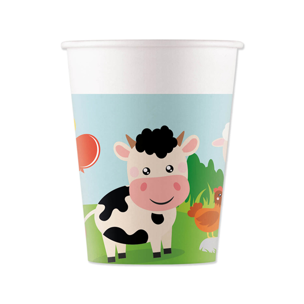(image for) Farm Yard Paper Cups 8pk