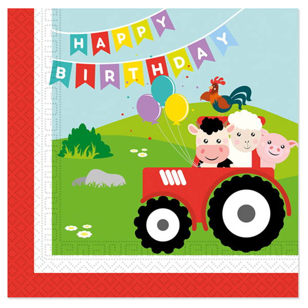 (image for) Farm Yard Paper Napkins 20pk