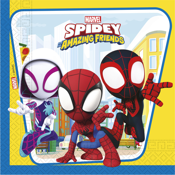 Spidey And His Amazing Friends Paper Napkins 20pk