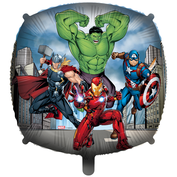 18" Marvel Avengers Square Foil Balloons