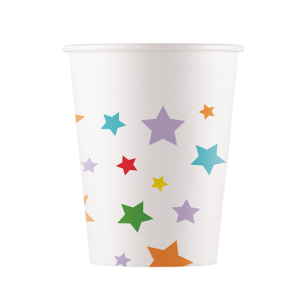 (image for) Multicolor Bright Stars Paper Cups 8pk