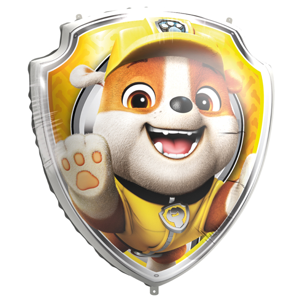 (image for) Paw Patrol Rubble Shield Supershape Foil Balloons