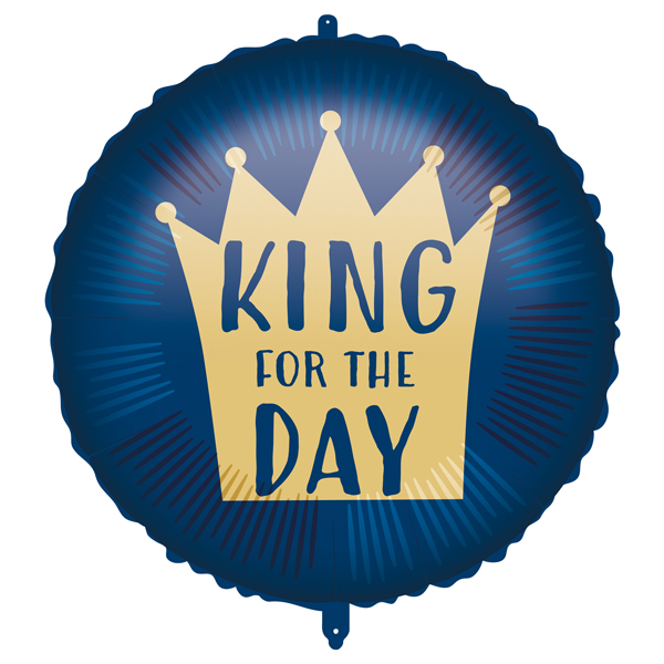 18" King For The Day Foil Balloons