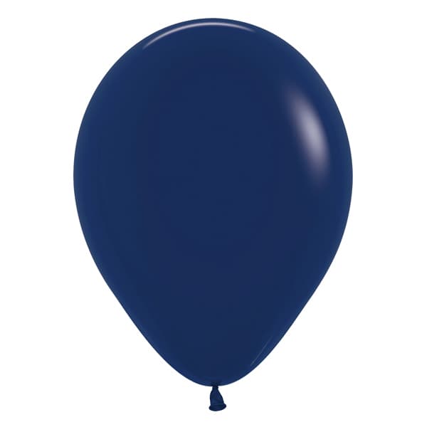 12" Fashion Navy Blue Latex Balloons 50pk