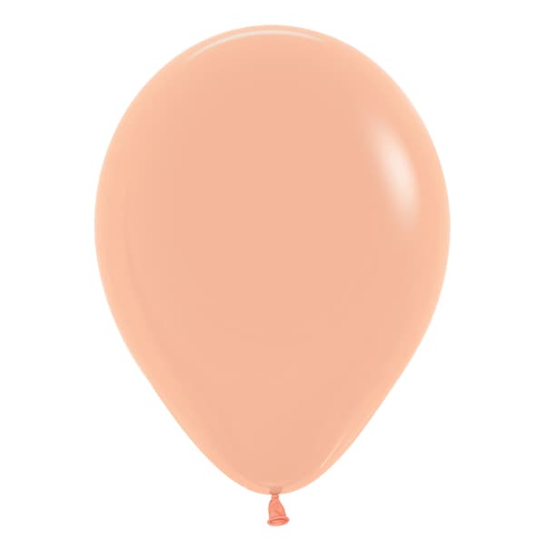(image for) 12" Fashion Peach Blush Latex Balloons 50pk