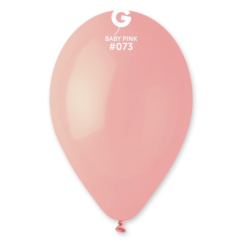 (image for) 13" Pastel Baby Pink Latex Balloons 50pk