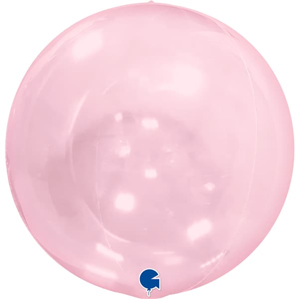 15" Transparent Pink Grabo Globe Balloons