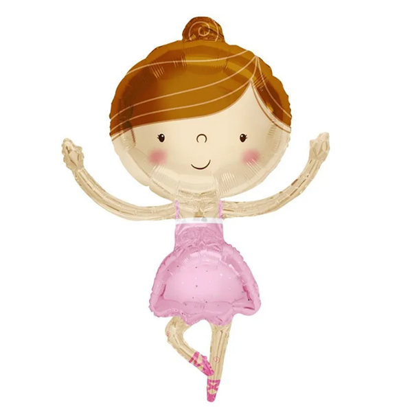 Ballerina Shape Foil Balloons
