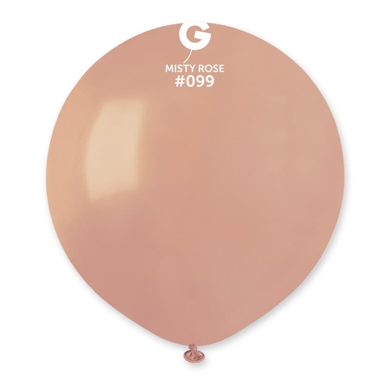 19" Misty Rose Latex Balloons 25pk