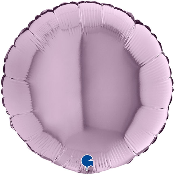 18" Grabo Lilac Round Foil Balloons