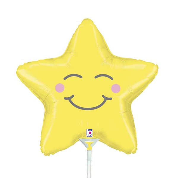 14" Chubby Star Air Fill Balloons