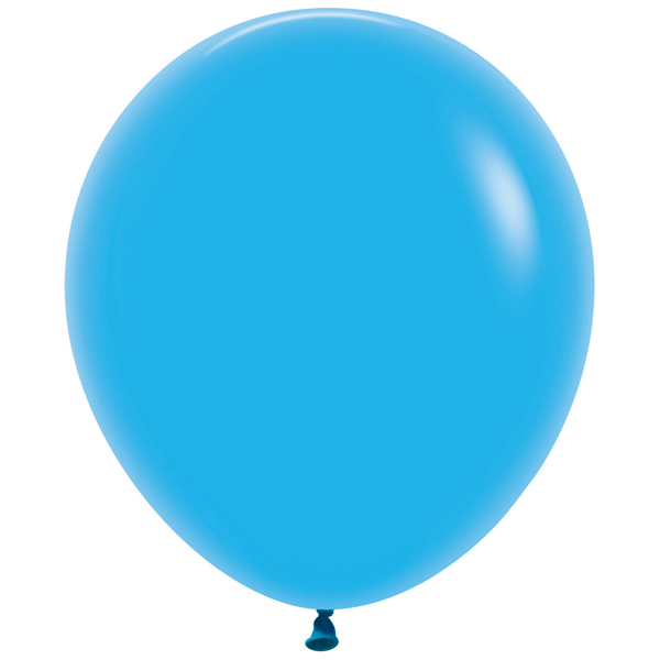 18" Fashion Blue Latex Balloons 25pk