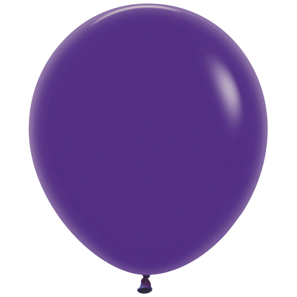 18" Fashion Purple Violet Latex Balloons 25pk