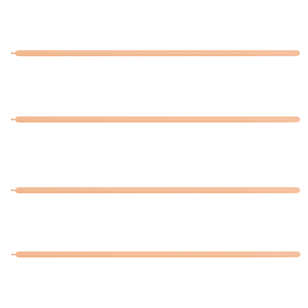 (image for) 160 Fashion Peach Blush Modelling Latex Balloons 50pk