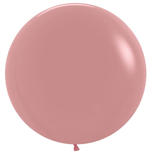24" Fashion Rosewood Latex Balloons 10pk