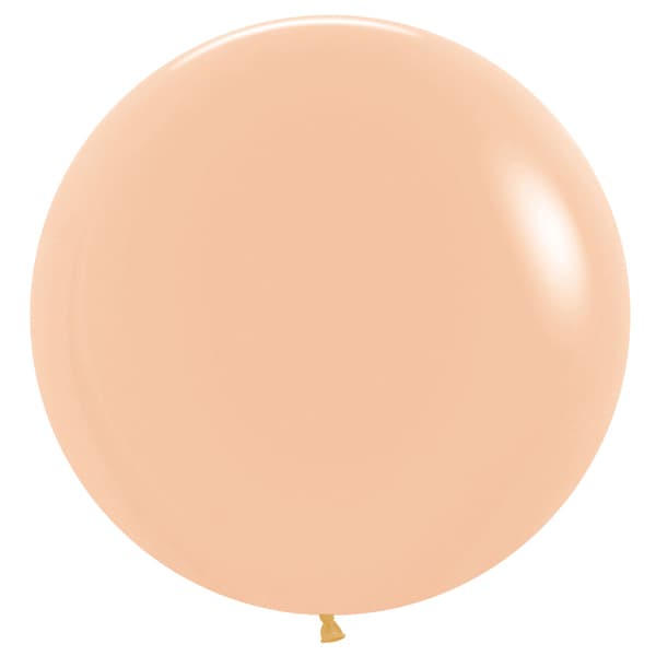 (image for) 24" Fashion Peach Blush Latex Balloons 3pk