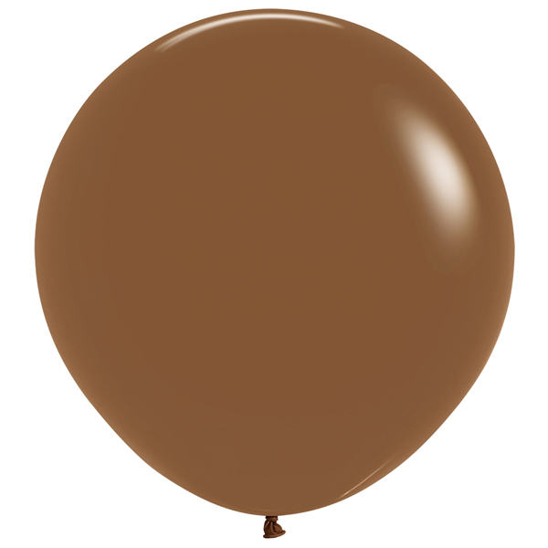 24" Fashion Coffee Latex Balloons 3pk