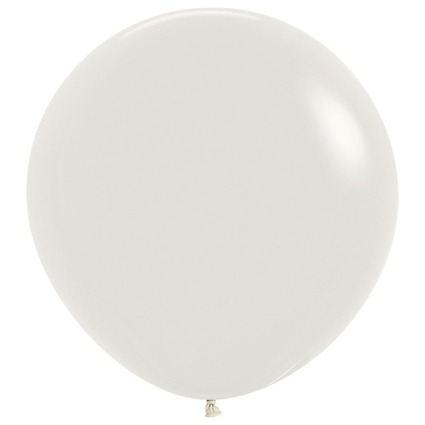 24" Pastel Dusk Cream Latex Balloons 3pk