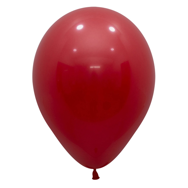 12" Fashion Imperial Red Latex Balloons 50pk