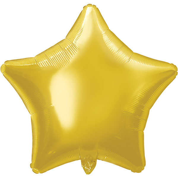 20" Classic Gold Star Foil Balloons