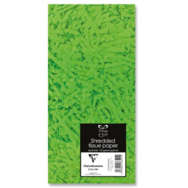 (image for) Green Shredded Tissue Paper