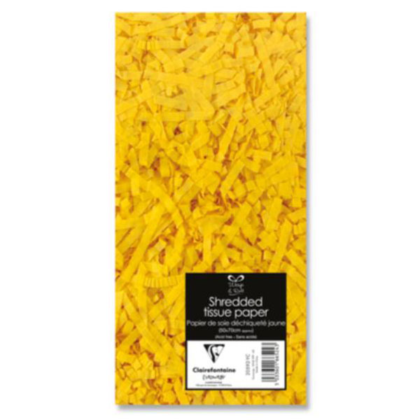(image for) Yellow Shredded Tissue Paper