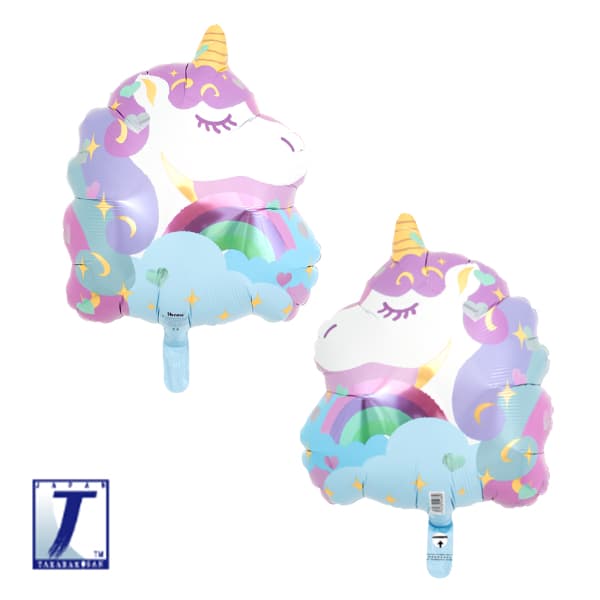 14" Unicorn Shape Foil Balloons