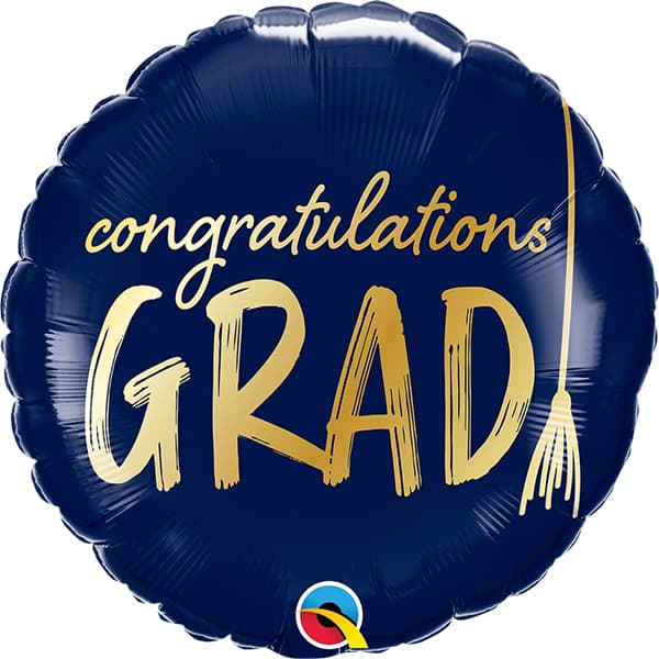 (image for) 18" Congratulations Grad Tassels Foil Balloons