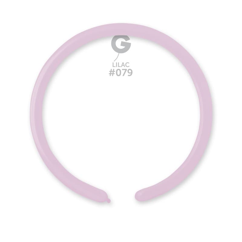 (image for) 1" Pastel Lilac Modelling Latex Balloons 100pk