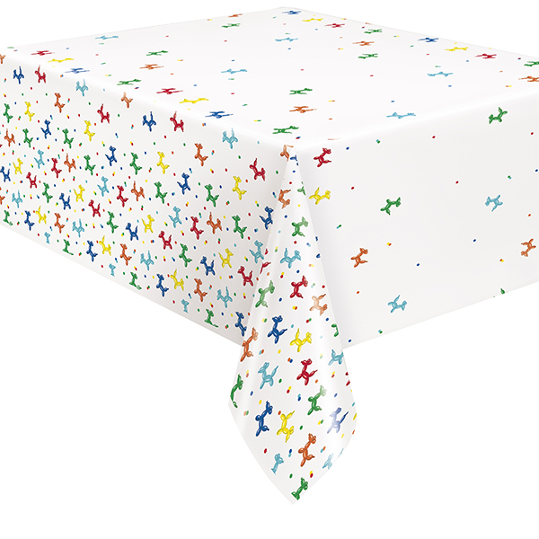 (image for) Balloon Dog Plastic Tablecover 1pk